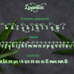 Leganttis Font Poster 8