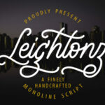 Leightonz Font Poster 1