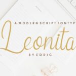 Leonita Font Poster 2