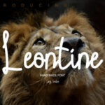 Leontine Font Poster 1