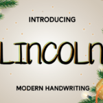 Lincoln Font Poster 1