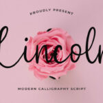 Lincoln Font Poster 1