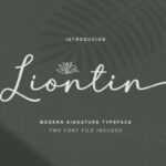 Liontin Font Poster 1