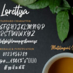 Lorettya Font Poster 8