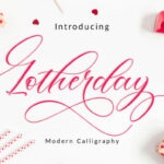 Lotherday Font Poster 1