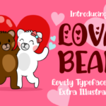 Lova Bear Font Poster 1