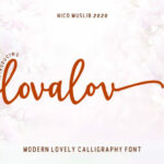 Lovalov Font Poster 1