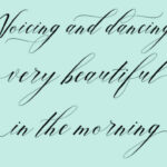 Love Bird Font Poster 2