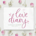 Love Diary Font Poster 1