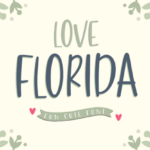 Love Florida Font Poster 1