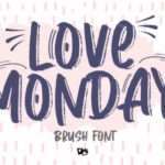 Love Monday Font Poster 1