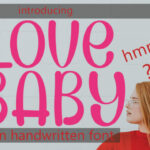 Lovebaby Font Poster 1