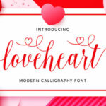 Loveheart Font Poster 1