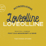 Loveolline Font Poster 1