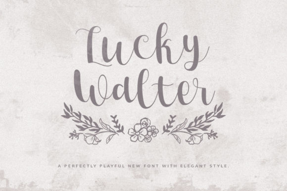 Lucky Walter Font Poster 1