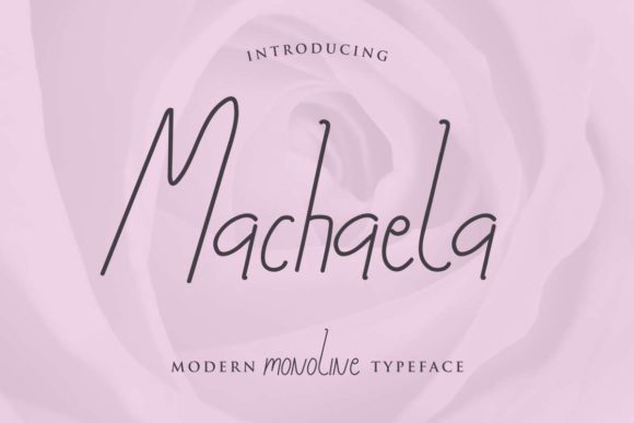 Machaela Font Poster 1