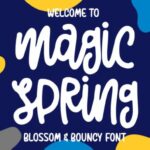 Magic Spring Font Poster 1