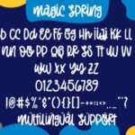 Magic Spring Font Poster 5