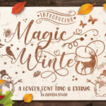 Magic Winter Trio Font Poster 1