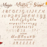 Magic Winter Trio Font Poster 6