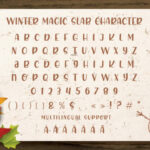 Magic Winter Trio Font Poster 8