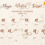 Magic Winter Trio Font Poster 10