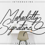 Mahadetty Font Poster 1