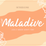 Maladive Font Poster 1