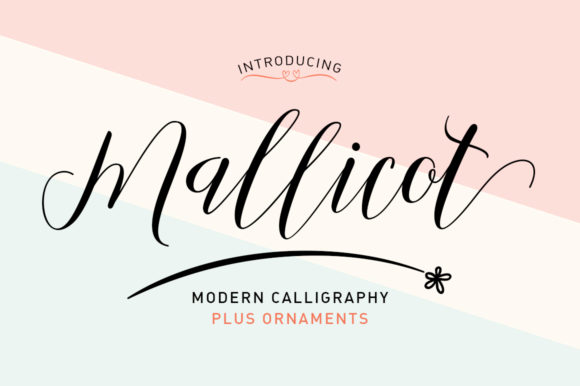 Mallicot Font Poster 1