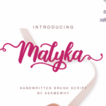 Malyka Font Poster 1