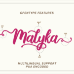 Malyka Font Poster 4