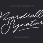 Mardiall Signature Font Poster 1