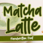 Matcha Latte Font Poster 1