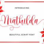 Mathilda Font Poster 1