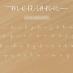 Meiriona Font Poster 10