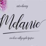 Melanie Font Poster 1