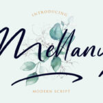 Mellany Font Poster 1