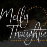 Melly Thoughtie Font Poster 1