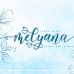 Melyana Font Poster 1