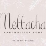 Mettacha Font Poster 2