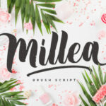 Millea Font Poster 1