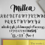 Millea Font Poster 4