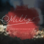 Milly Signature Font Poster 1