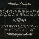 Milstage Font Poster 5