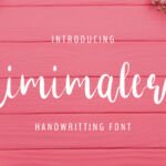 Minimaler Font Poster 1