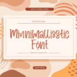 Minnimallisstic Font Poster 1