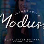 Moduss Font Poster 1