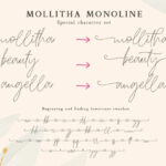 Mollitha Font Poster 9