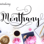 Monthany Font Poster 1