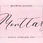 Monttary Font Poster 1